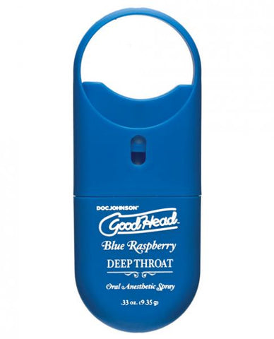 Goodhead Deep Throat Spray To Go .33oz Blue Raspberry