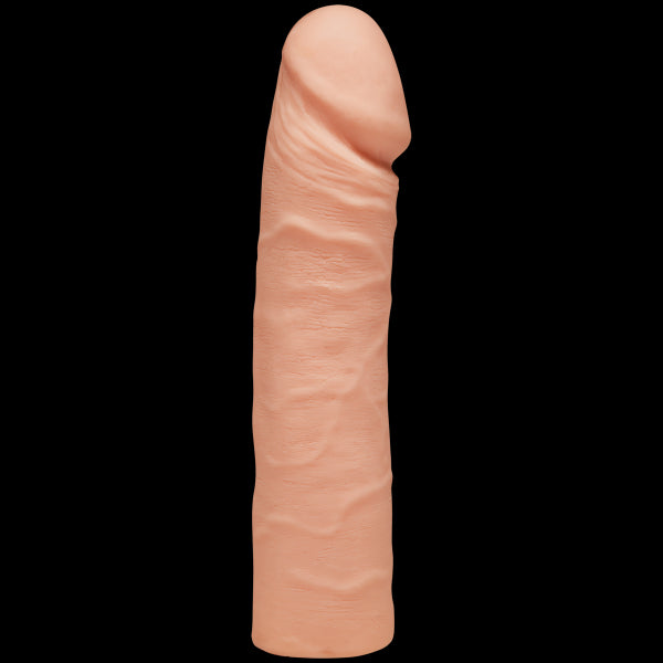 The Double D 16 inches Vanilla Ultraskyn Beige Dildo