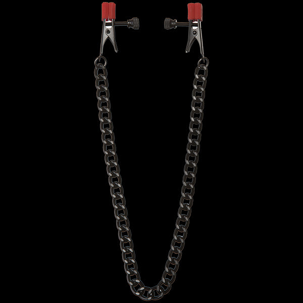 Kink Silicone Nipple Alligator Clips with Heavy Chains