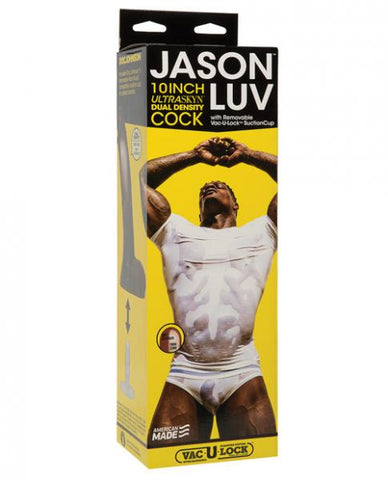 Jason Luv 10 inches Ultraskyn Cock Brown Dildo