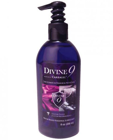 Divine 9 Water Based Lubricant Bottle 8oz
