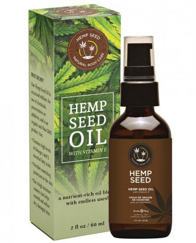 Earthly Body Hemp Seed Oil with Vitamin E 2oz