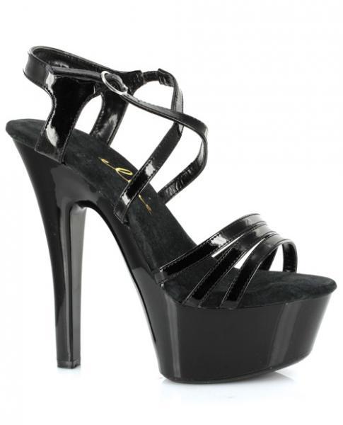 Ellie shoes dreamer 6in stiletto w-2in platform black ten