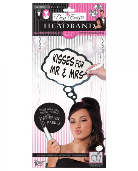 Bridal Party Dry Erase Headband Thought Bubble