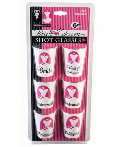 Bridal Boutique Shot Glasses Set Of 6