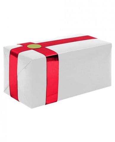 Gift Wrapping For Your Purchase White Red Ribbon Extra Day To Ship