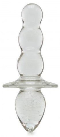 Glas Titus Beaded Glass Butt Plug