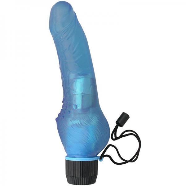 Jelly Caribbean #3 Waterproof  Vibrator - Blue