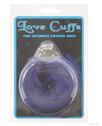 Love cuffs furry - blue