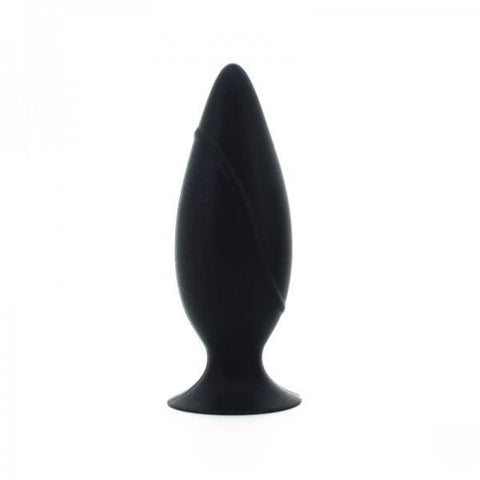 Corked medium butt plug - charcoal