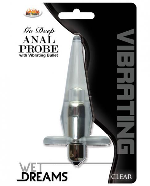 Go Deep Anal Probe Vibrating Bullet Clear