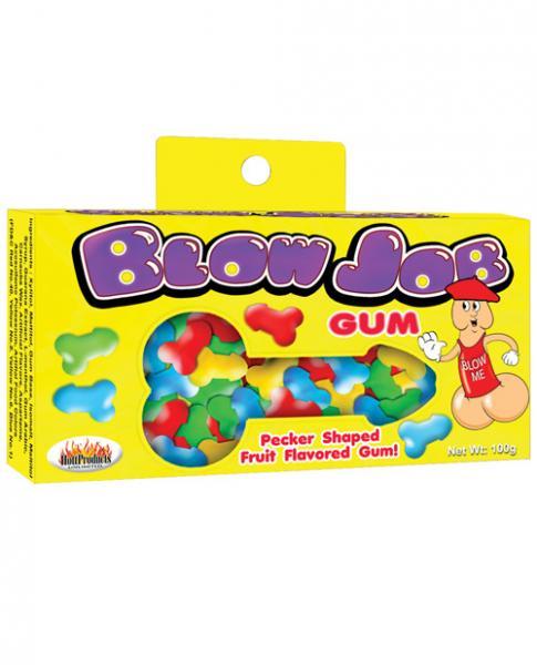 Blow Job Pecker Shaped Bubble Gum Fruit Flavored