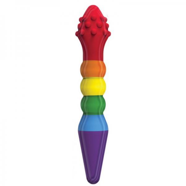 Rainbow Knob Job Dildo