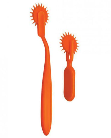 Hell On Wheels 2 Pieces Wartenberg Wheel Set Orange