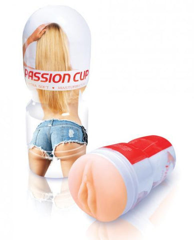 The Nines Passion Cup Vagina Stroker Beige