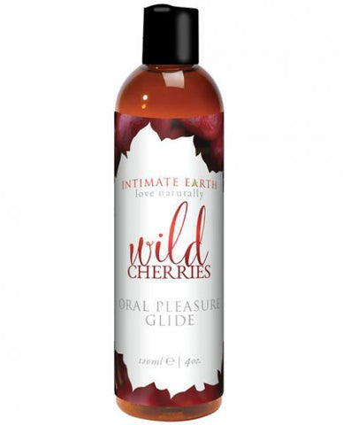 Intimate Earth Oral Pleasures Wild Cherries Lubricant 4 oz