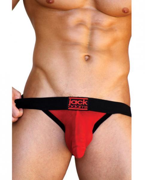 Miracle Jock Elastic Lifts Black-Red XL