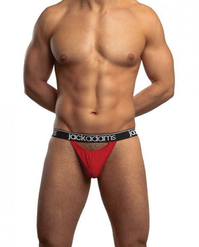 Jack Adams Flyer Thong Briefs Red Small