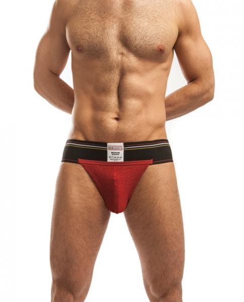 Jack Adams Rugger Jock Strap Red Black XL