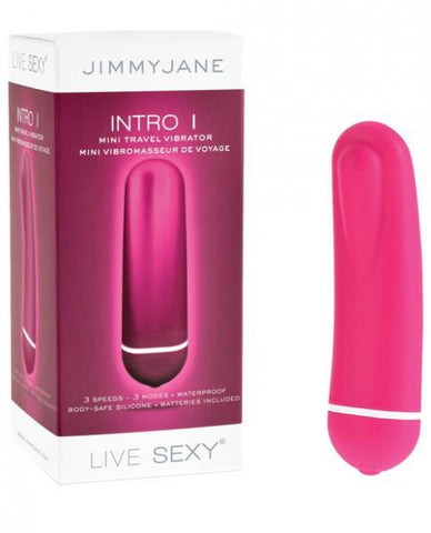 Jimmyjane Live Sexy Intro 1 Mini Travel Vibrator - Pink