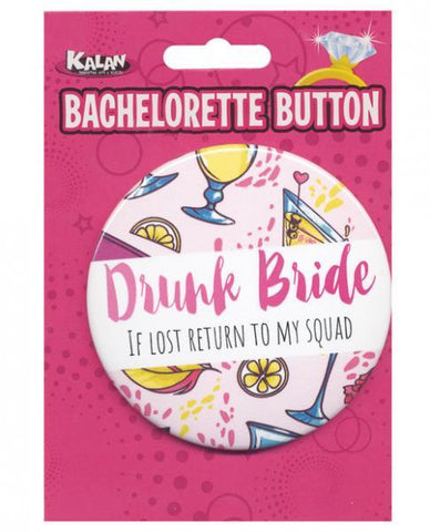 Bachelorette Button Drunk Bride
