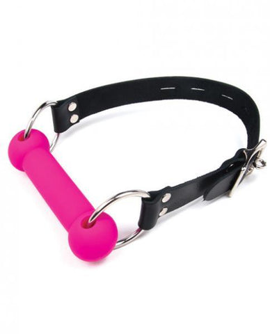 Joanna Angel Silicone Bit Gag Pink Black O-S