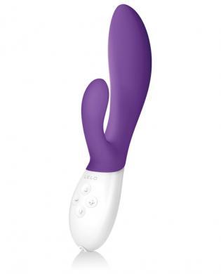 Ina 2 Dual Vibrating Silicone Massager Waterproof - Purple