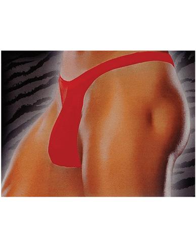 Male power men's bong thong red l-xl