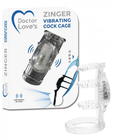 Doctor Love's Vibrating Cock Cage Clear