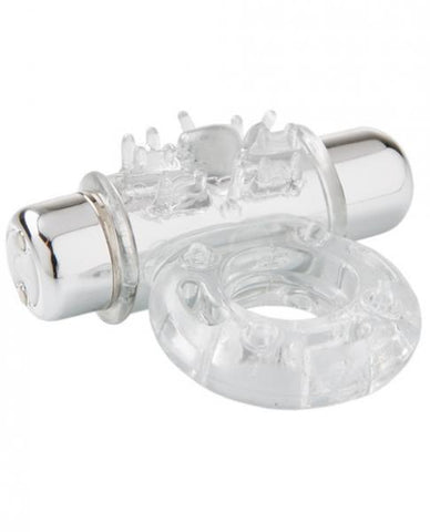 Sensuelle Bullet Ring Cockring 7 Function Clear