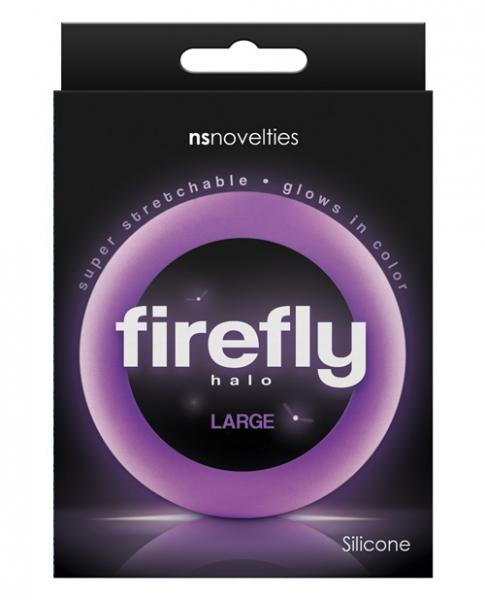 Firefly Halo Large Cock Ring Purple