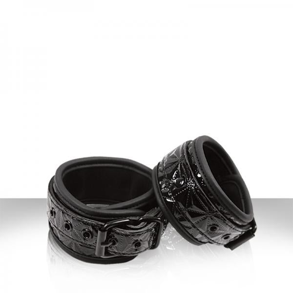 Sinful Black Ankle Cuffs