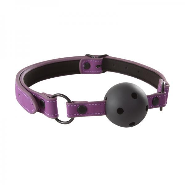 Lust Bondage Ball Gag Purple O-S