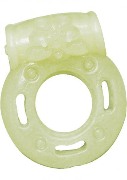 Hero Climax Vibrating C Ring - Glow In The Dark