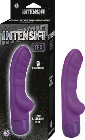 Intensifi Tes Purple Ribbed Vibrator