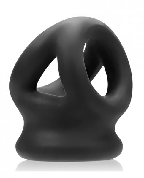 Oxballs Tri Squeeze Cocksling Ball Stretcher Black Ice