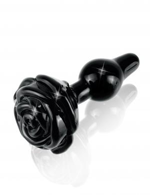 Icicles No 77 Black Rose Glass Massager