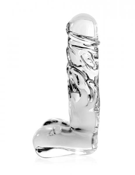 Icicles hand blown glass no. 40 clear dildo