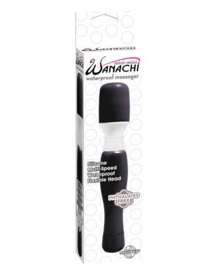 Mini-mini wanachi waterproof massager - black