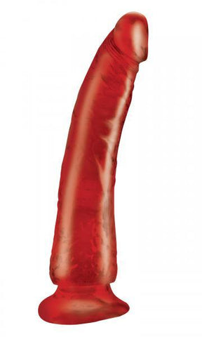 Basix rubber works 7 inches slim dong red