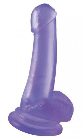 Basix Rubber Works 8 inches Dong With Suction Cup Purple