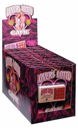 Lovers lotto scratch ticket game - pack of 12 cards