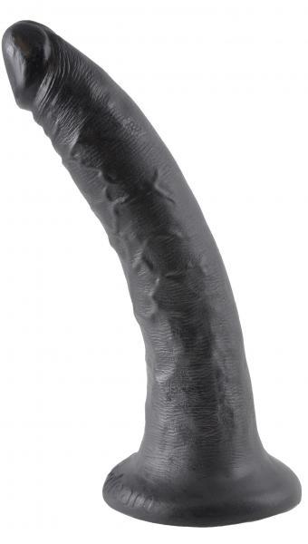 King Cock 7 Inch Dildo - Black