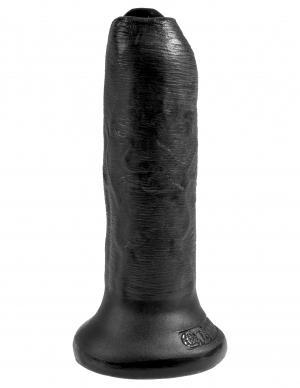 King Cock 6 inches Uncut Dildo Black