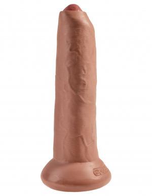 King Cock 9 inches Uncut Dildo Tan