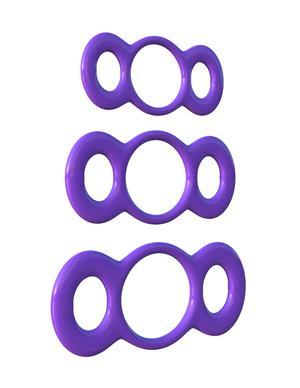 Fantasy C-Ringz 3 Ring Quick Release Trainer Set - Purple