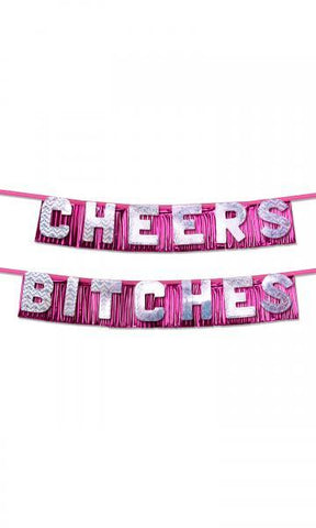 Bachelorette Party Favors Cheers Bitches Banner