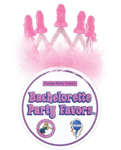 Bachelorette pecker party crown