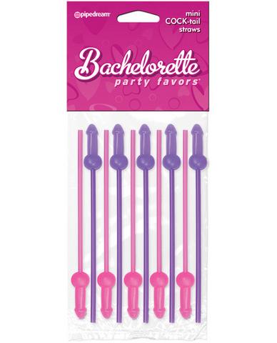 Bachelorette Party Favors Mini Cocktail Straws 10 Pack