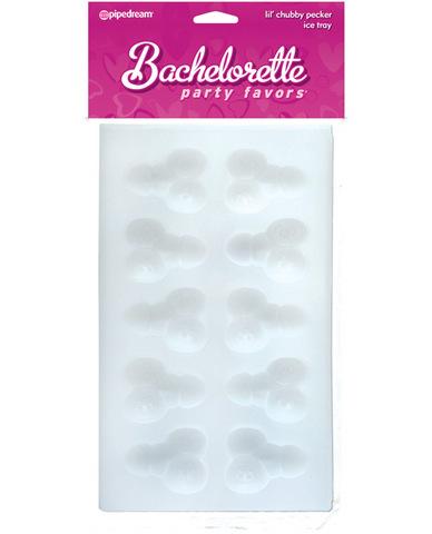 Bachelorette party favors lil' chubby pecker ice tray